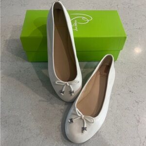 Sam Edelman - Felicia Luxe Ballet Flat - Bright White